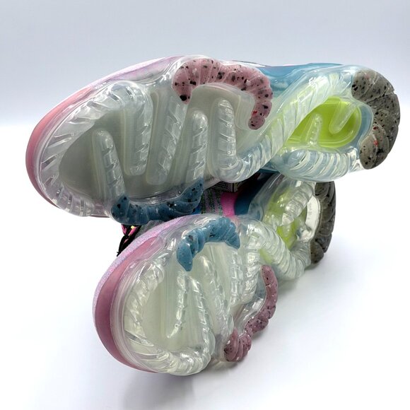 Nike Vapormax Flyknit 2021 Pink Blast Blue - Picture 9 of 12